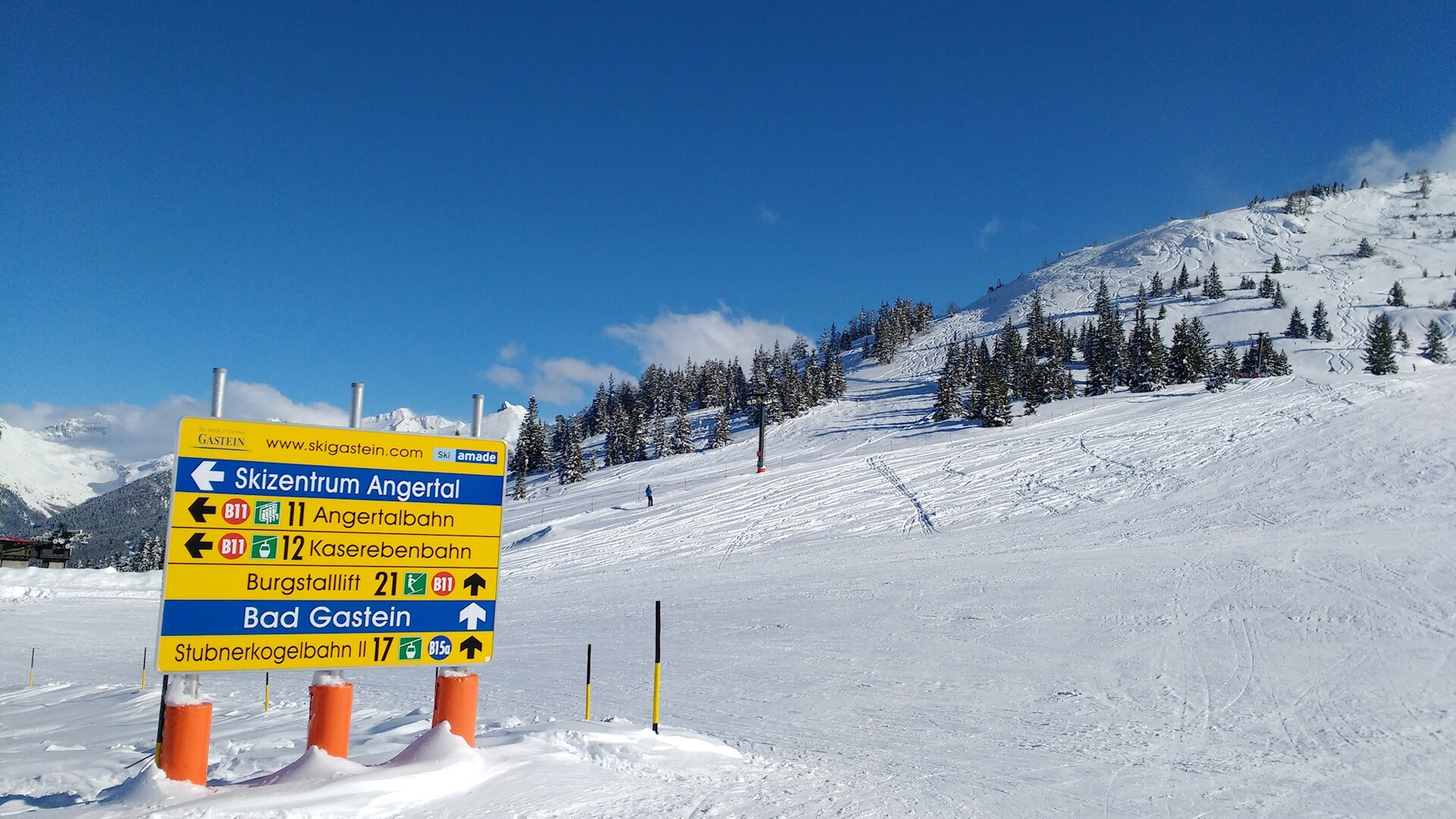 Gastein ski resort in Austria