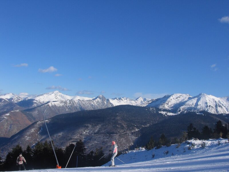 Ax-les-Thermes ski resort in France
