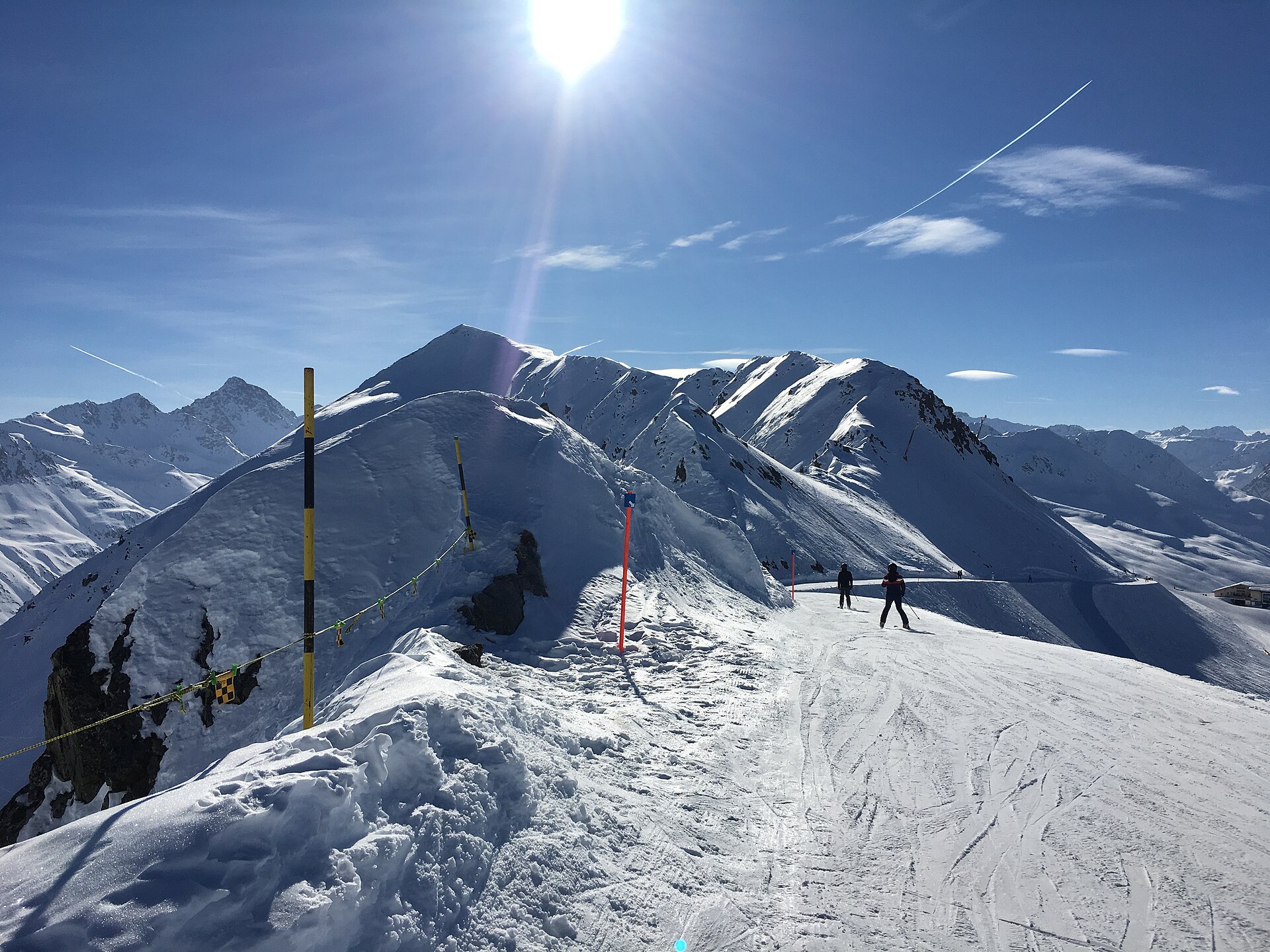 Davos ski resort in Switzerland