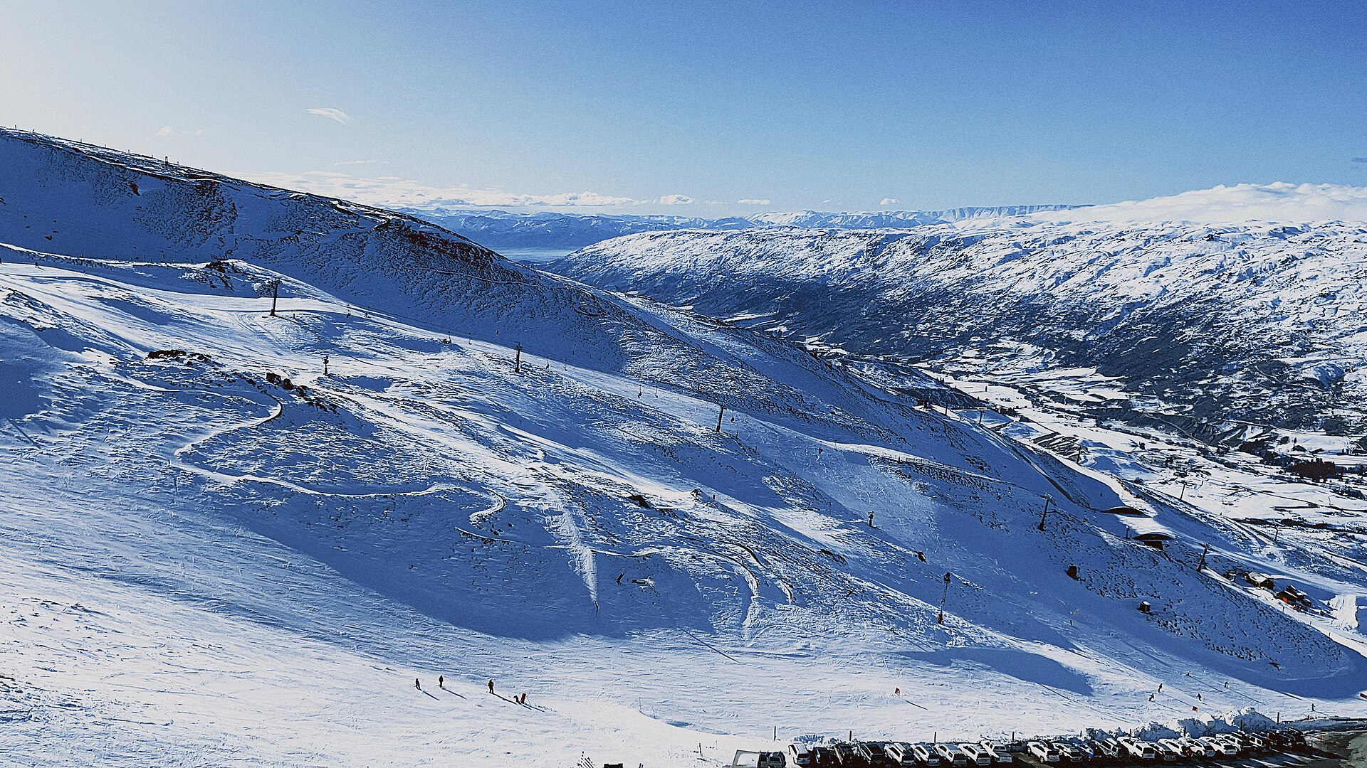 Cardrona ski resort in New Zealand