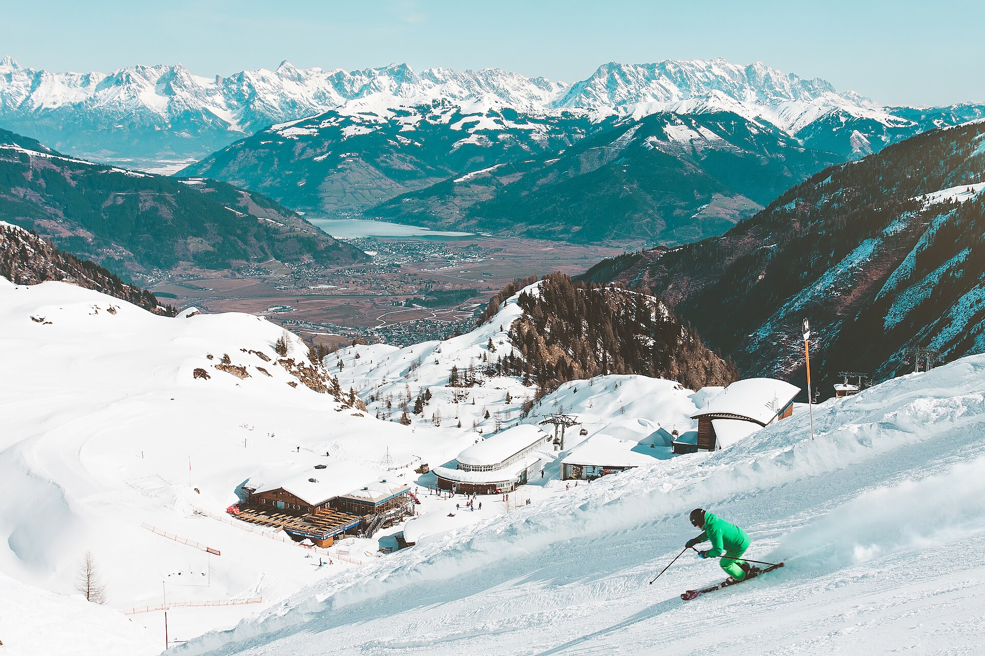 Kaprun ski resort in Austria