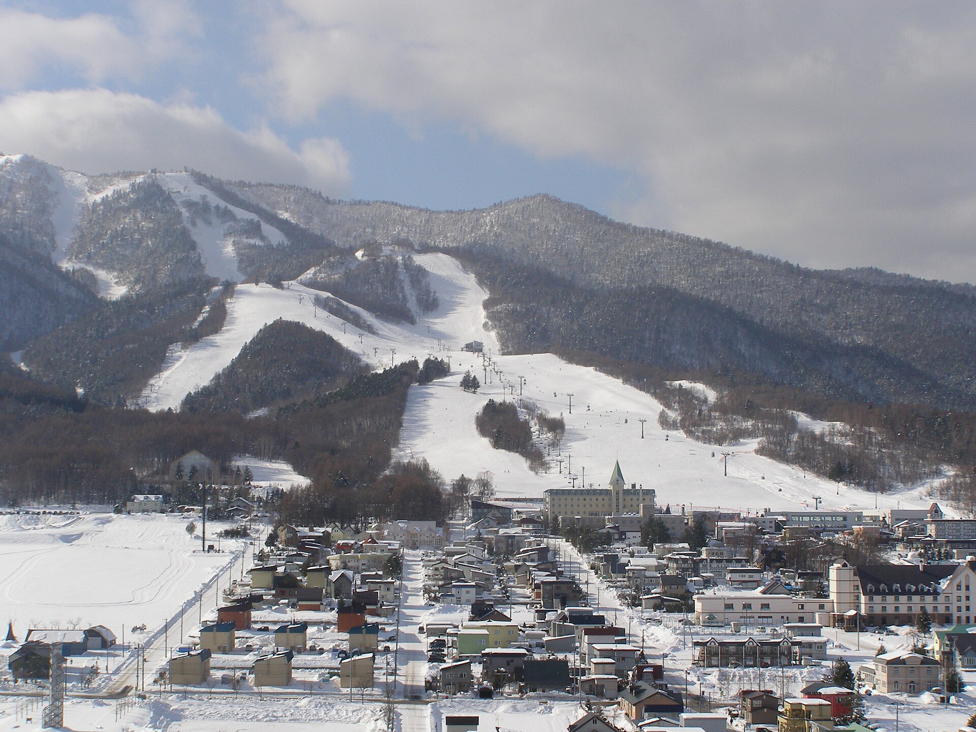 Furano ski resort in Japan