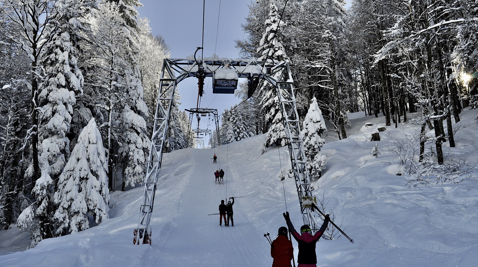 Balderschwang ski resort in Germany
