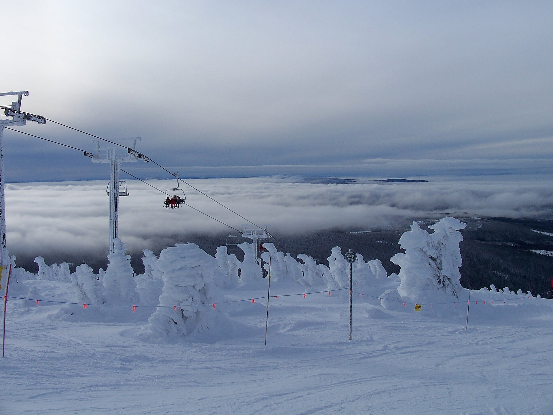 Big White ski resort in Canada