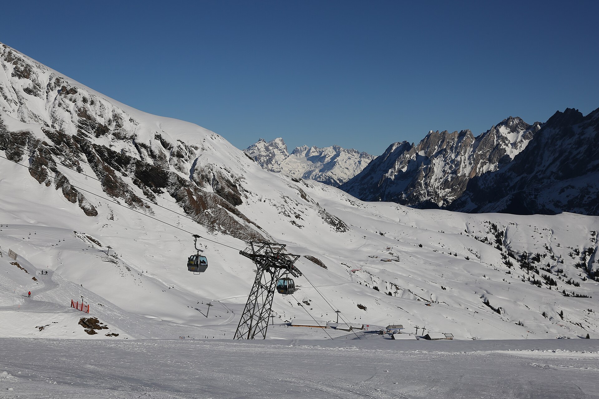 Grindelwald ski resort in Switzerland