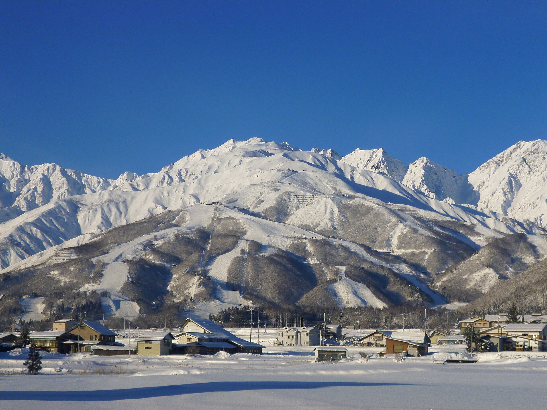 Hakuba ski resort in Japan