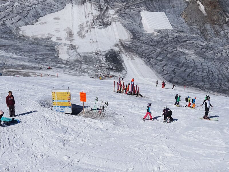 Hintertux ski resort in Austria