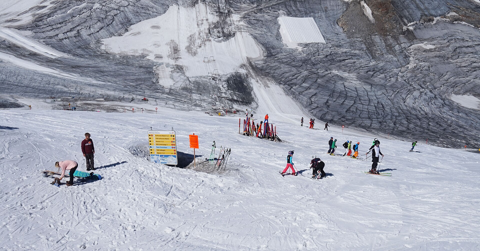 Hintertux ski resort in Austria