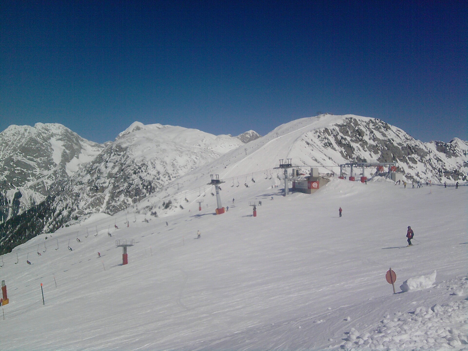 Krvavec ski resort in Slovenia