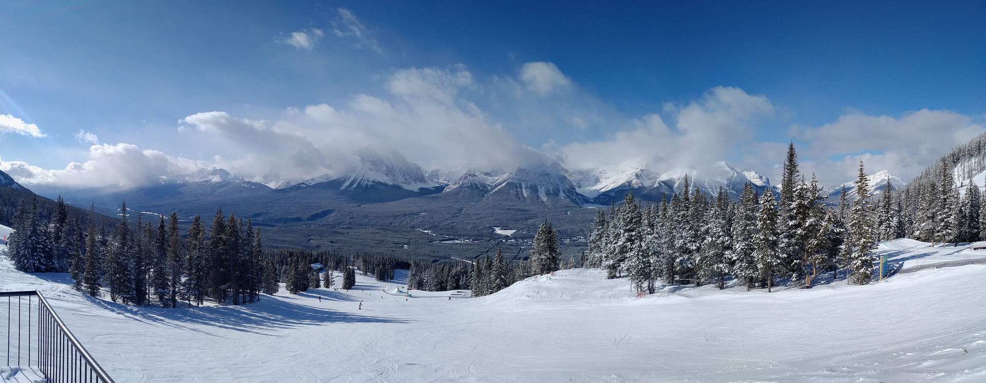 Lake Louise ski resort in Canada