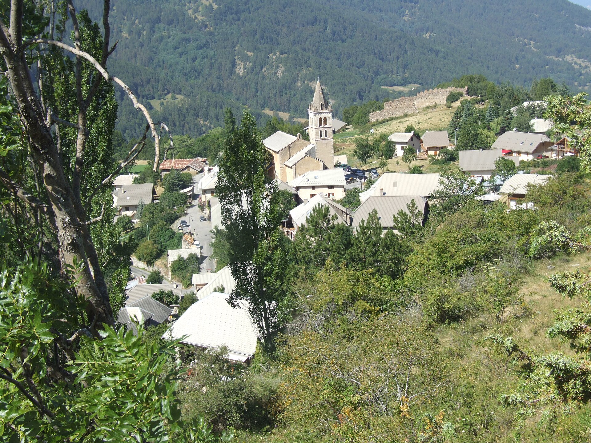 Les Orres ski resort in France