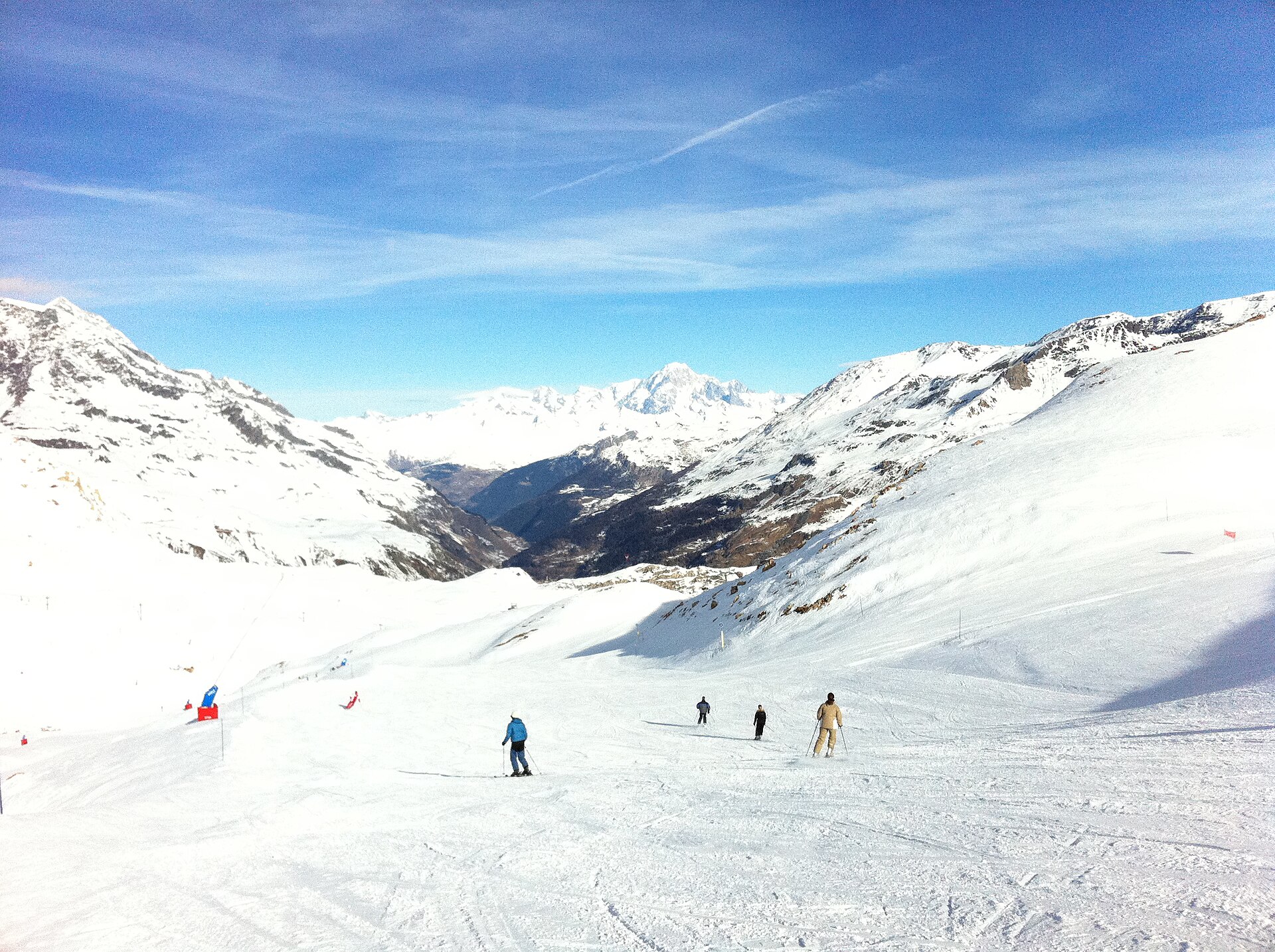 Val d’Isere ski resort in France