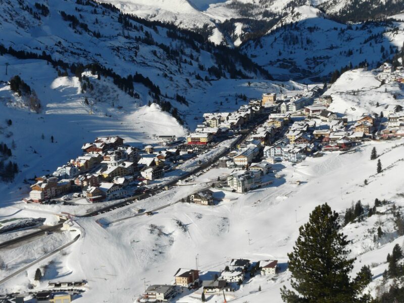 Obertauern ski resort in Austria