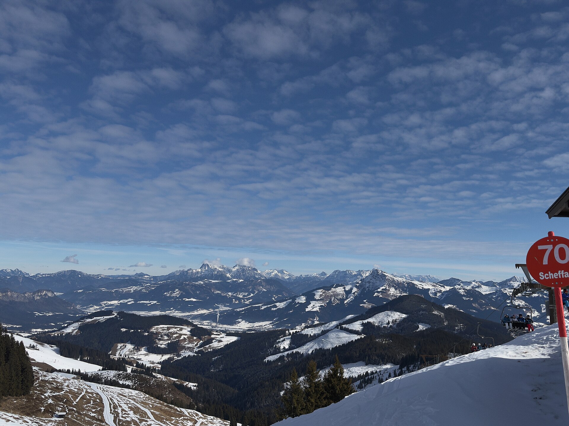 Scheffau ski resort in Austria