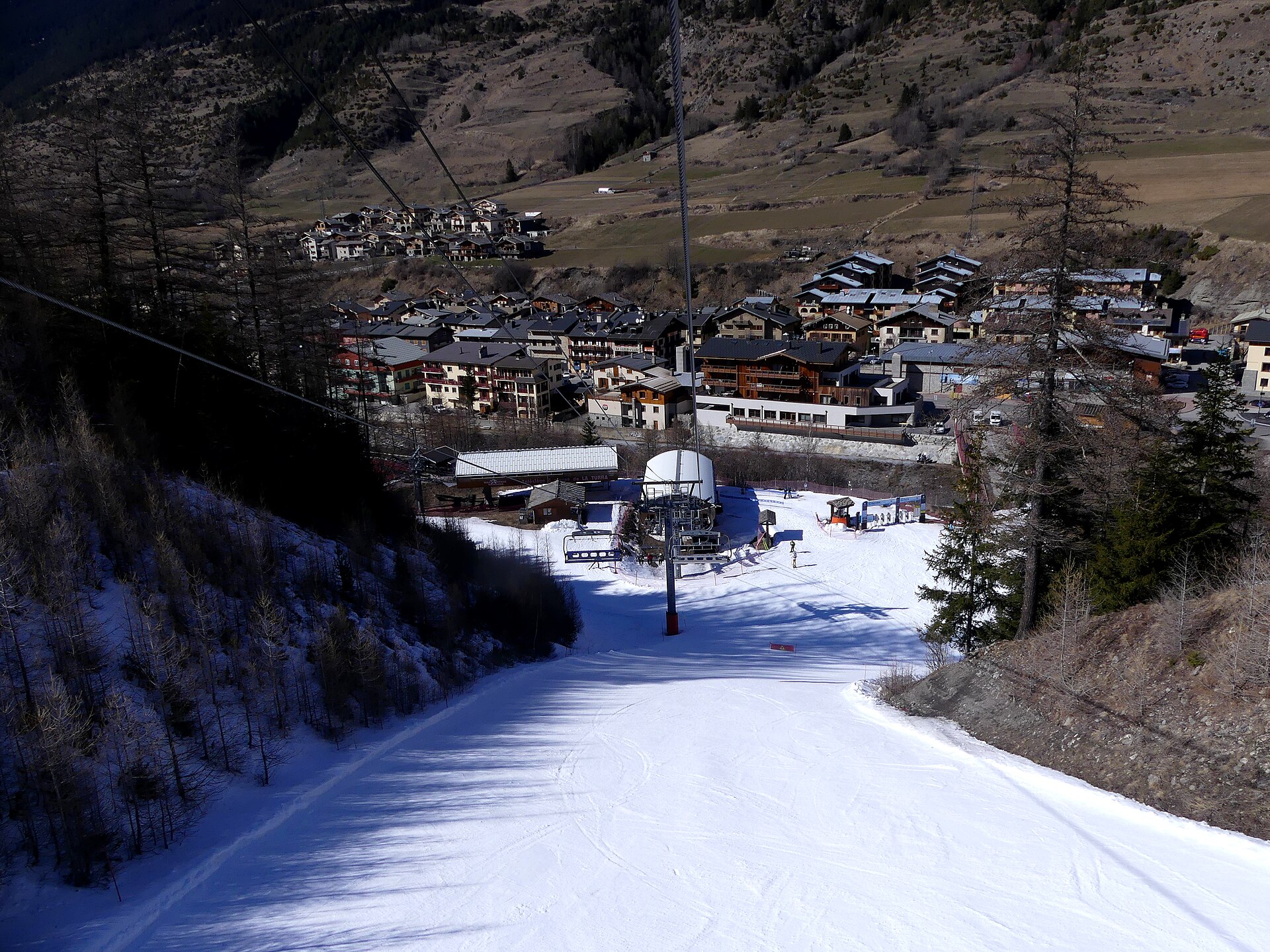 Val Cenis ski resort in France