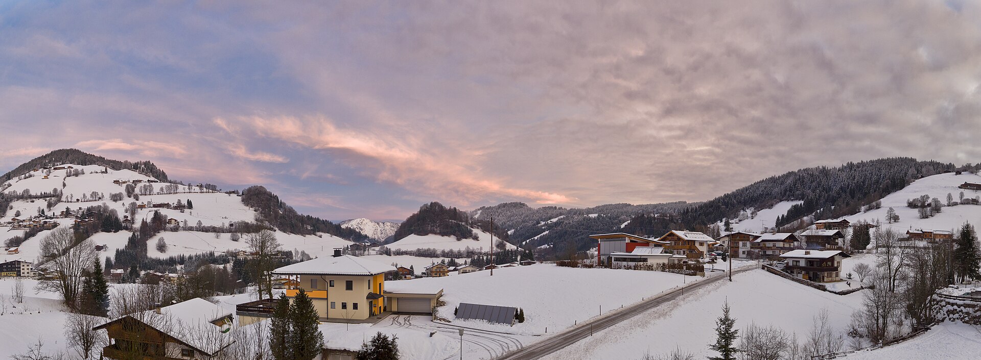 Niederau ski resort in Austria