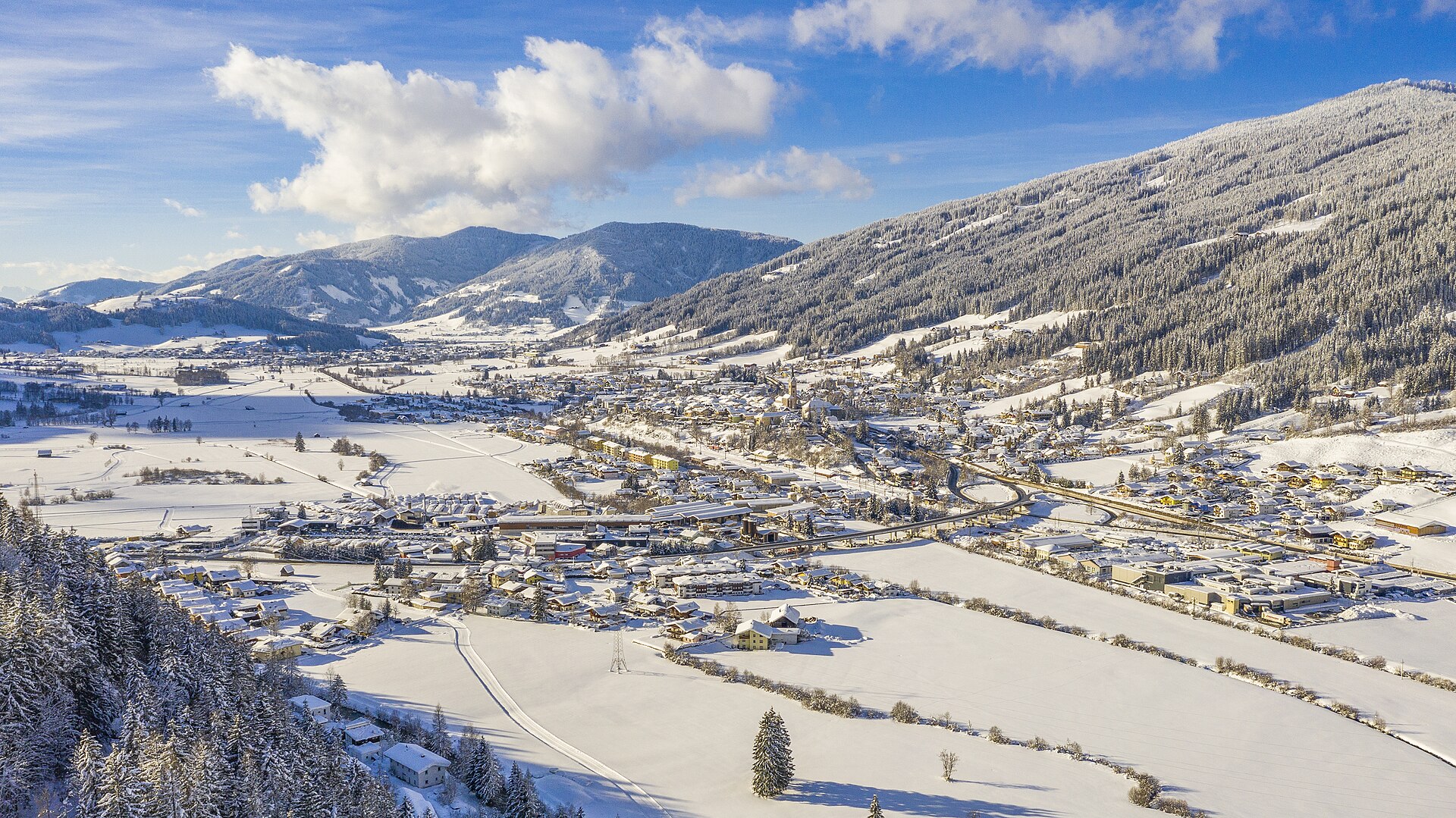 Radstadt ski resort in Austria