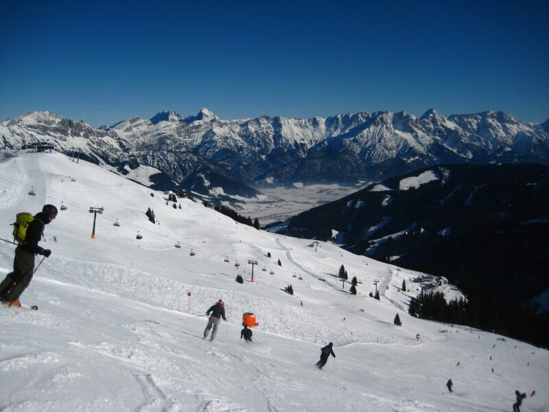 Leogang ski resort in Austria