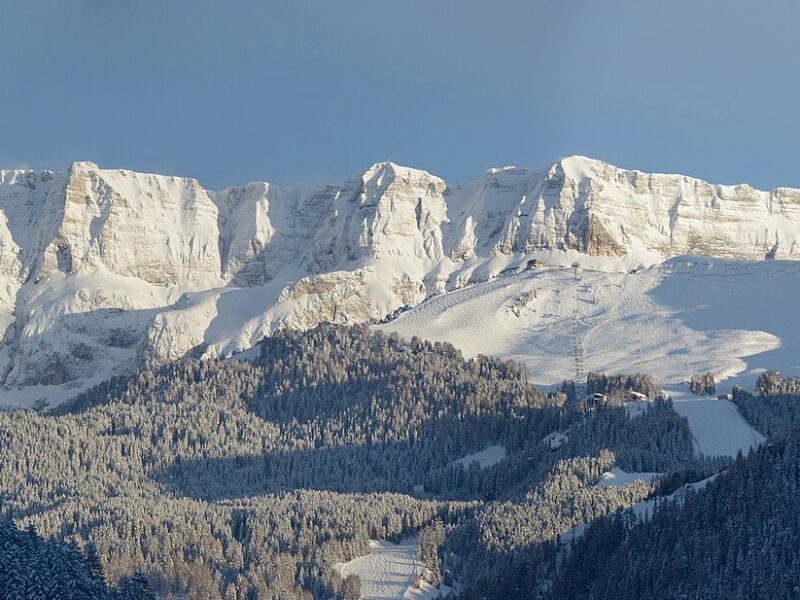 Ortisei ski resort in Italy