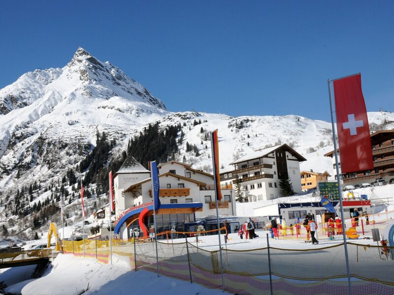 Galtür ski resort in Austria