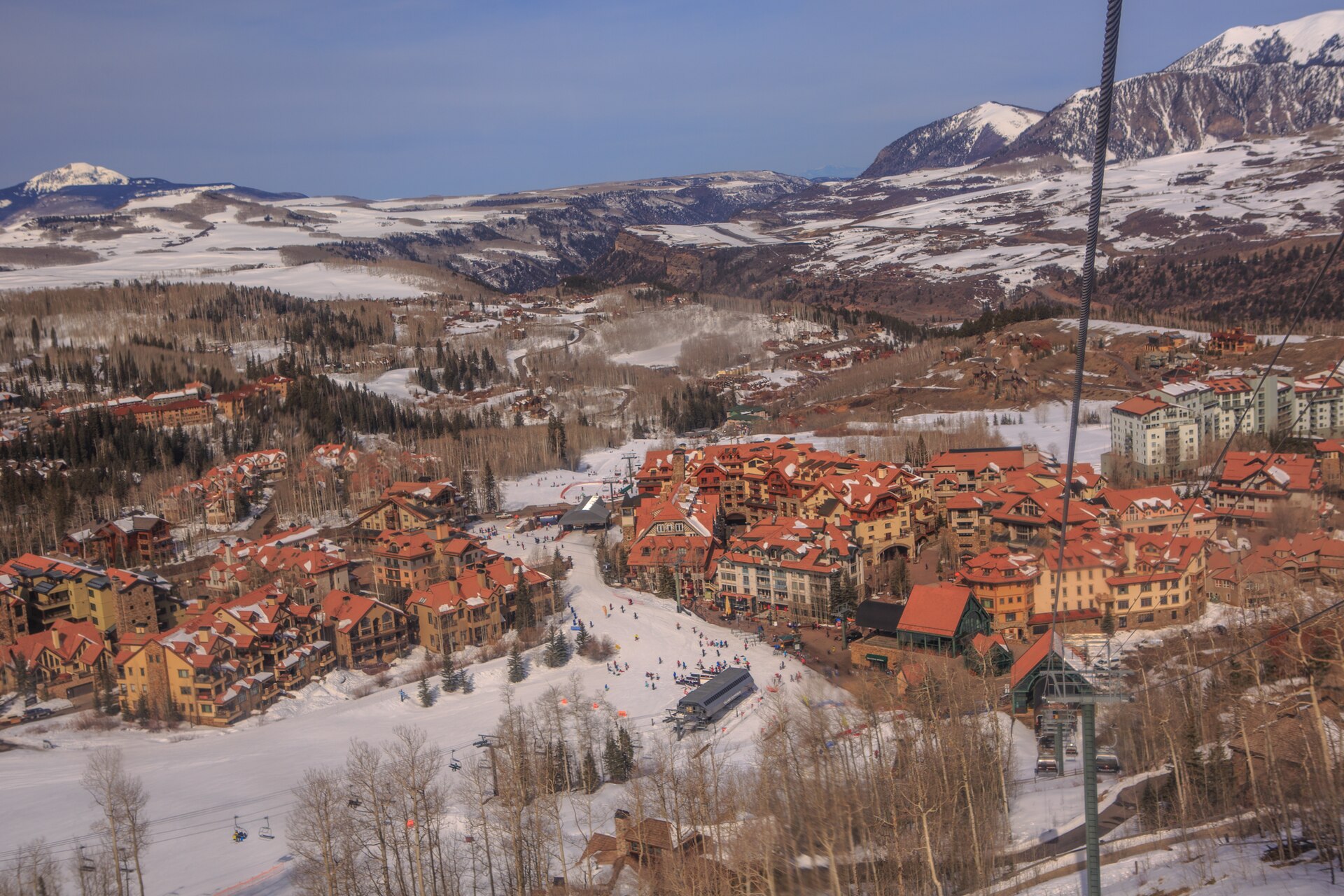 Telluride ski resort in United States