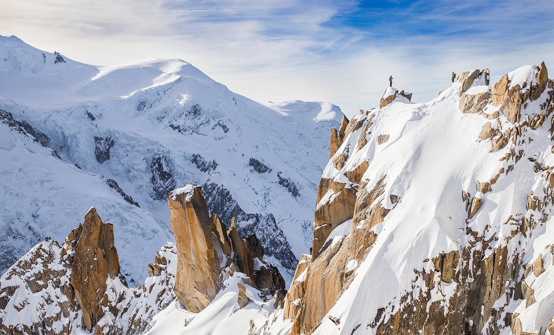 Chamonix ski resort in France