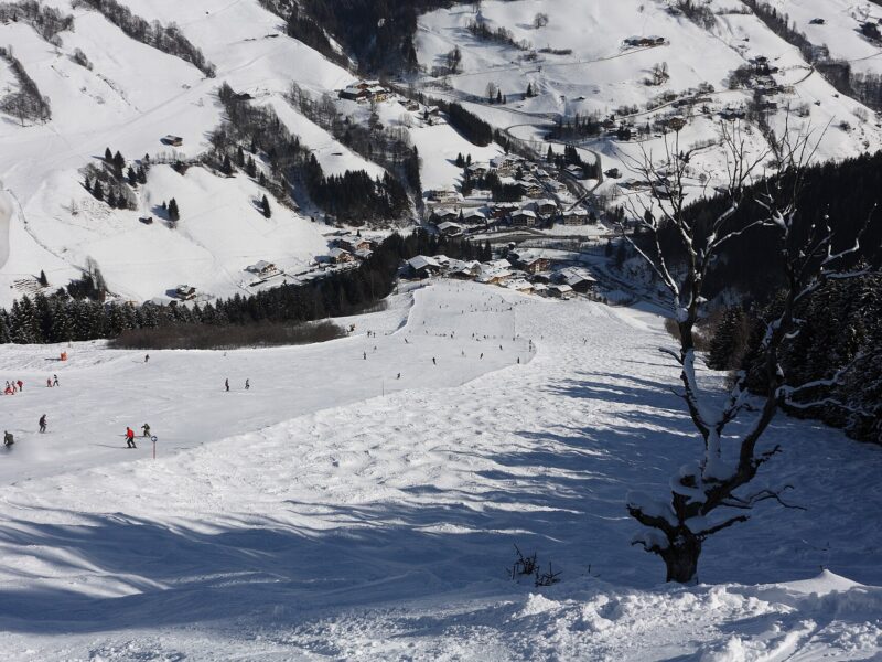Saalbach ski resort in Austria