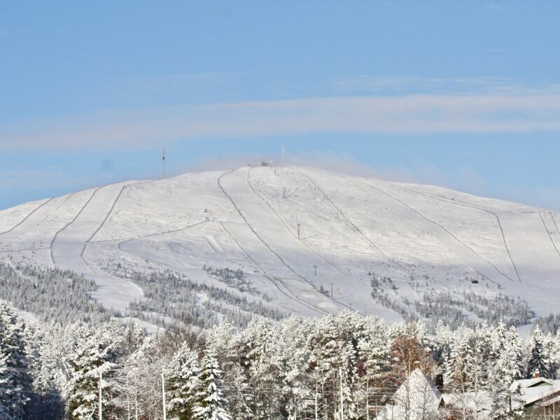 Ylläs ski resort in Finland