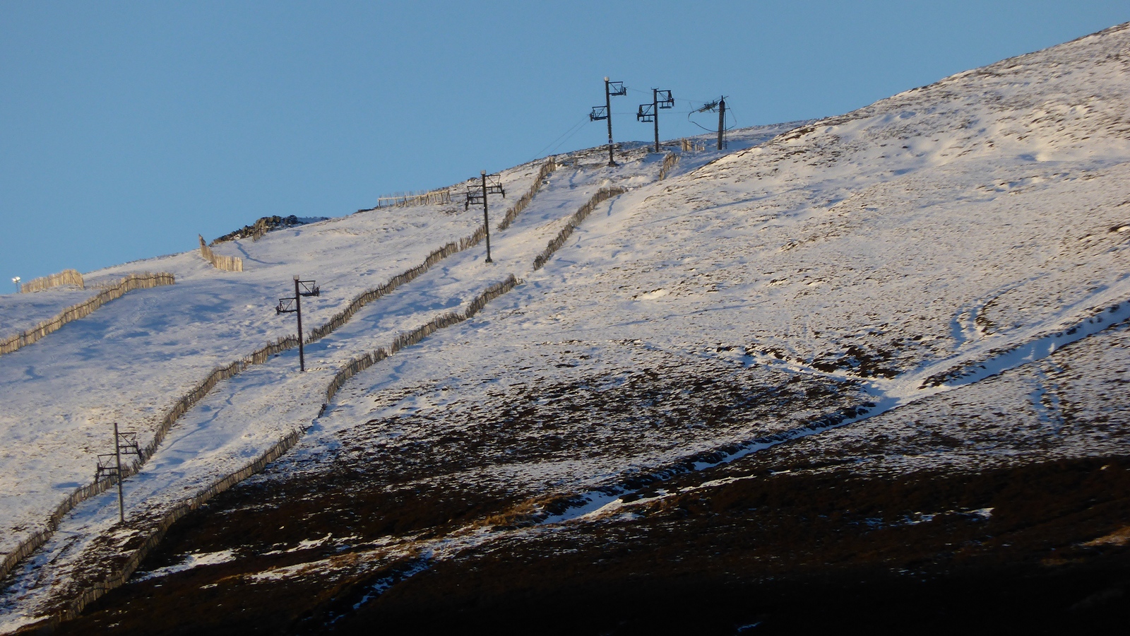 Glenshee ski resort in United Kingdom