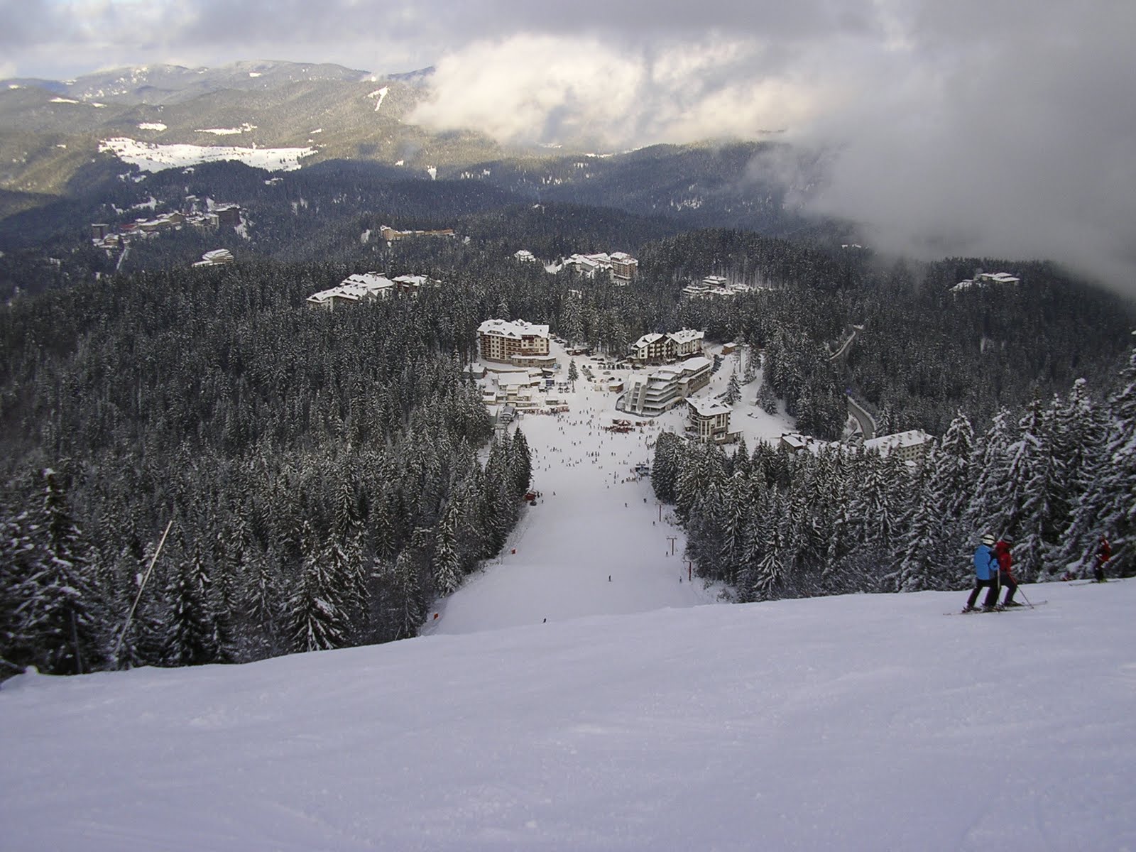 Pamporovo ski resort in Bulgaria