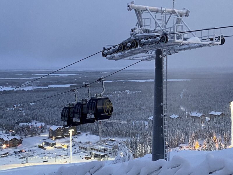 Skiing in Finland