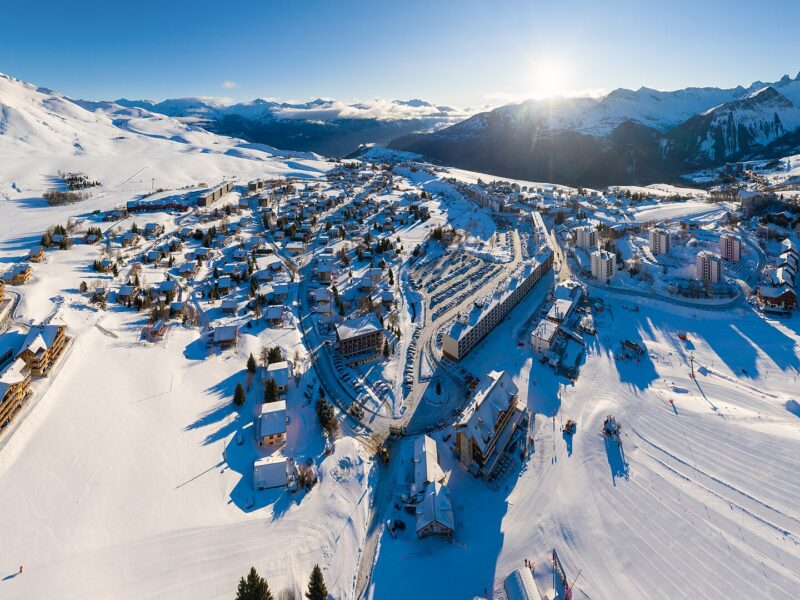 Skiing in France